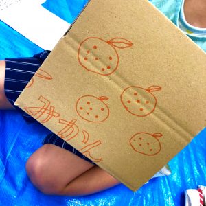 段ボールのお仕事体験♪キッズタウンに出展しました!