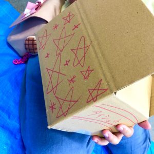 段ボールのお仕事体験♪キッズタウンに出展しました!