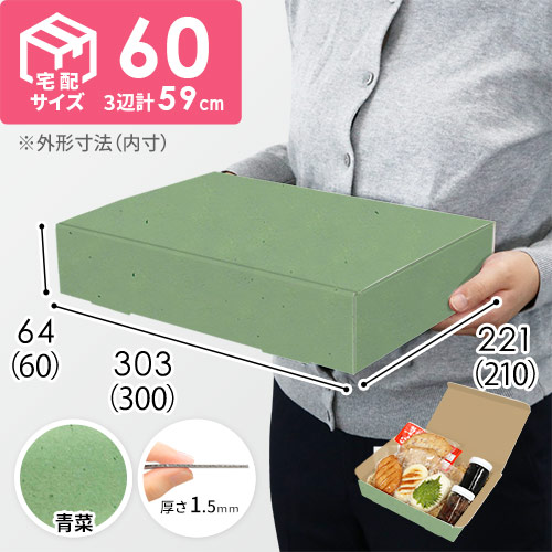 【青菜色】宅配60サイズ・N式ケース（A4サイズ） width=500