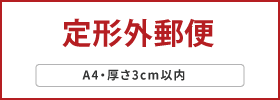定形外郵便 A4・厚さ3cm以内
