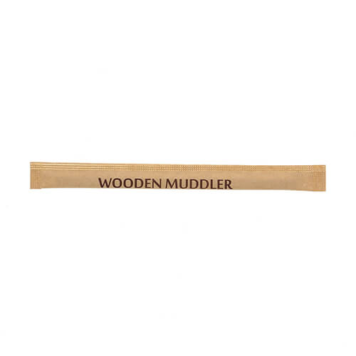 木製マドラー １４０ｍｍ未晒紙完封