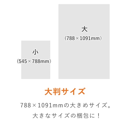 薄葉紙（白色｜無蛍光・1091×788mm・14ｇ・大）