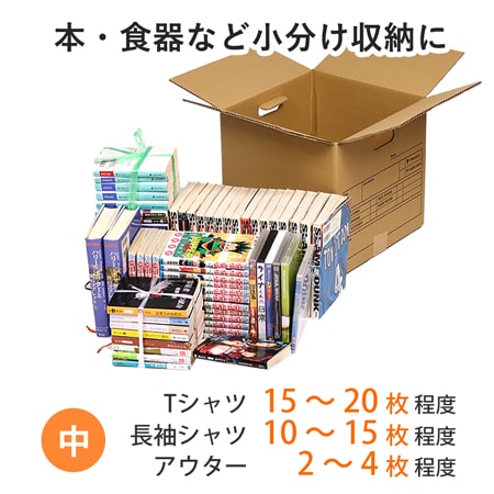 引越しダンボールセット 1人用（記入欄・持ち手穴付 段ボール10枚）