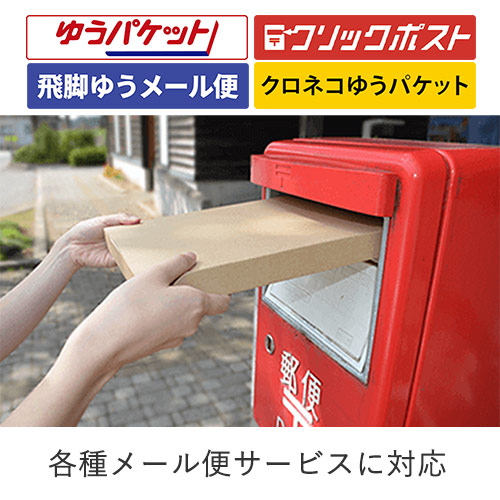 【広告入】厚さ3cm・ヤッコ型ケース（A4サイズ、クロネコゆうパケット、クリックポスト・ゆうパケット最大）