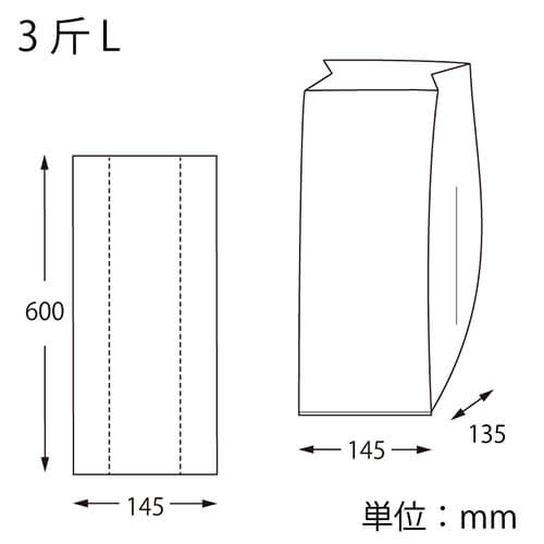 HEIKO PP食パン袋 3斤用 L 100枚