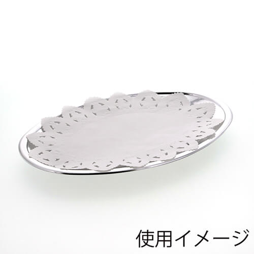 SWAN レースペーパー 小判型 14号 白 100P