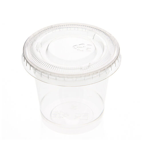 HEIKO 透明カップ A-PET 1オンス 蓋セット 口径45mm 透明 50組