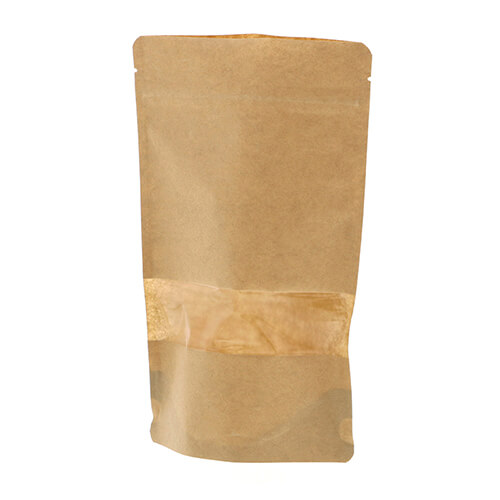 チャックスタンド袋 ＢＰ１４－２２ 窓付クラフト