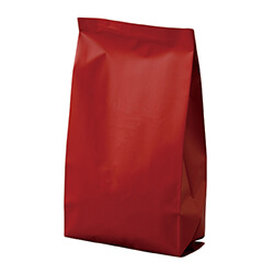 マット赤　インナーバルブ付１００ｇ用ガゼット袋
