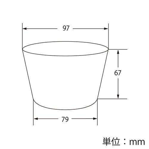 HEIKO 製菓資材 アイスカップ 10オンス(300ml) ホワイト 50個