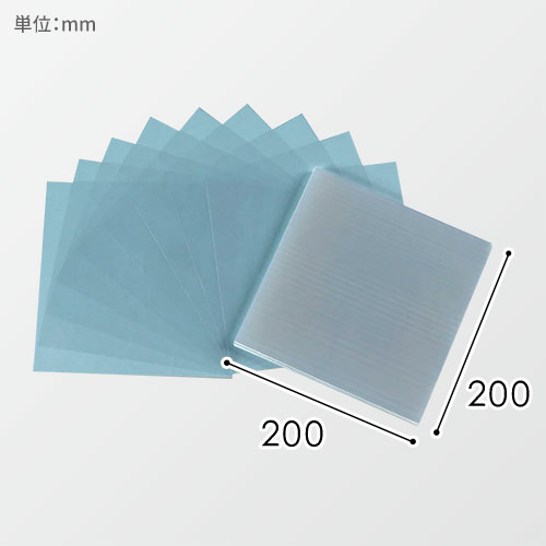 HEIKO 食品用OPPシート 200×200 #25 食品衛生法規格