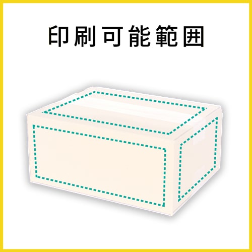 【名入れ印刷】宅配60サイズ ダンボール箱（白・クロネコボックス6）