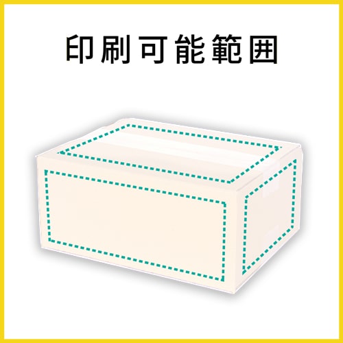 【名入れ印刷】宅配60サイズ ダンボール箱（白・クロネコボックス6）