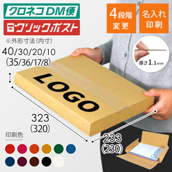 【名入れ印刷】厚さ1〜4cm変更可・ヤッコ型ケース（A4サイズ、ゆうパケット・定形外郵便）