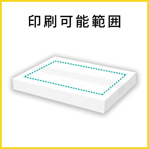 【名入れ印刷】厚さ1〜4cm変更可・ヤッコ型ケース（白・A4サイズ、ゆうパケット・定形外郵便）
