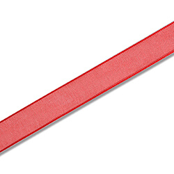 HEIKO Fオーガンジーリボン 24mm幅×30m巻 赤