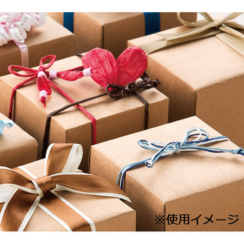 HEIKO 紐 紙糸 小巻 約1mm幅×30m巻 焦茶 1巻