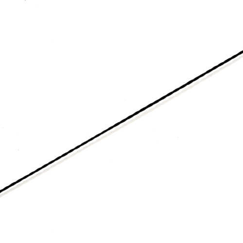 HEIKO 紐 贈答用紐 シルケット 約2mm×150m 黒白 1巻