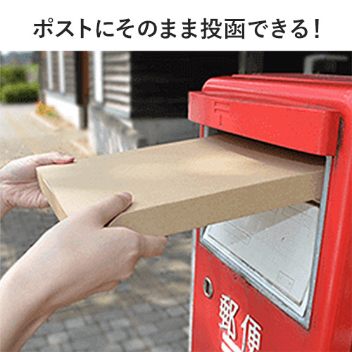 【ネコポス・クリックポスト】厚さ3cm・テープレスケース(しっかりタイプ)