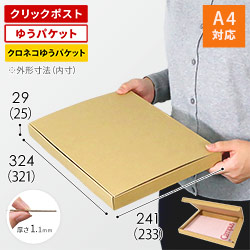 【クロネコゆうパケット・クリックポスト・ゆうパケット】厚さ3cm・N式ケース(しっかりタイプ)