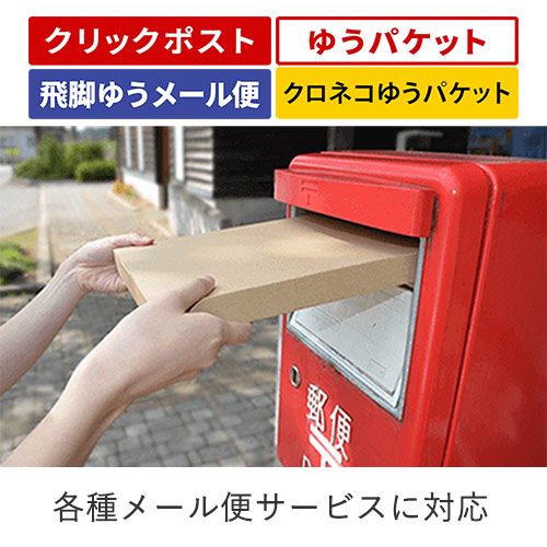 【クロネコゆうパケット・クリックポスト・ゆうパケット】厚さ3cm・ヤッコ型ケース(しっかりタイプ)