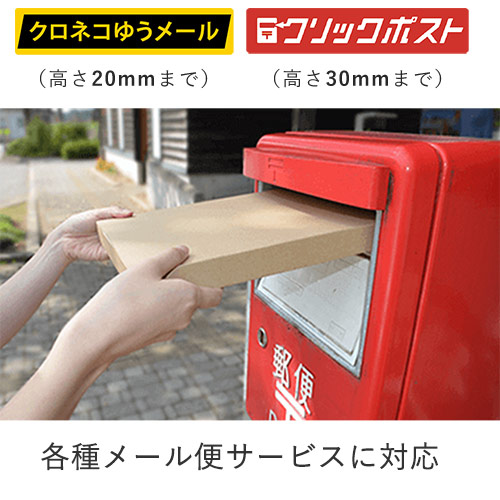【ゆうパケット・定形外郵便】厚さ1?4cm変更可・ヤッコ型ケース(しっかりタイプ)