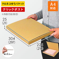 【クロネコゆうパケット・クリックポスト】厚さ2.5cm・N式ケース(しっかりタイプ)