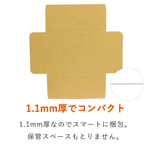 【ネコポス・クリックポスト】厚さ2.5cm・ヤッコ型ケース(しっかりタイプ)