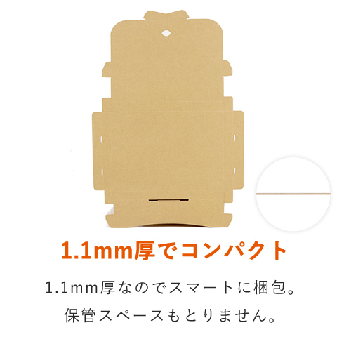 【クロネコゆうパケット・クリックポスト・ゆうパケット】厚さ3cm・テープレスケース(しっかりタイプ)