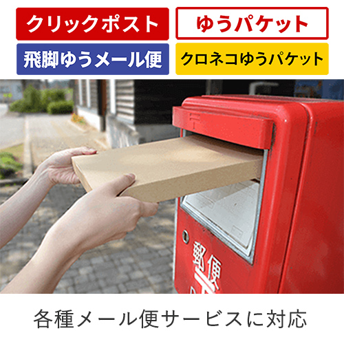 【クロネコゆうパケット・クリックポスト・ゆうパケット】厚さ2.5cm・ヤッコ型ケース(しっかりタイプ)