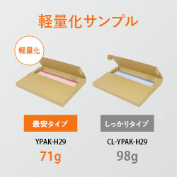 メール便軽量化サンプル