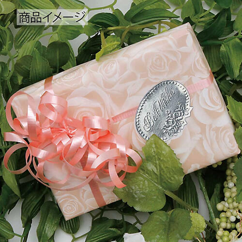 ロールシール Ｍ ベストウィッシュ銀 ５００片