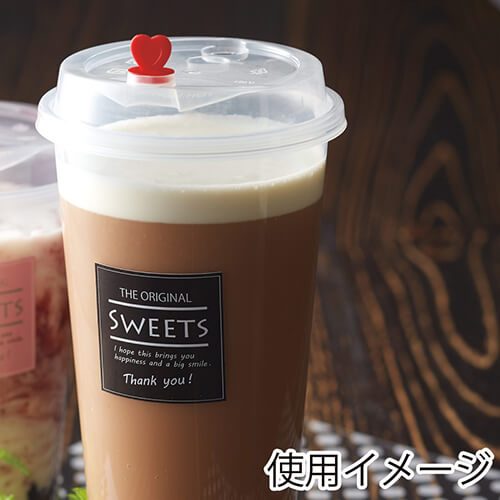 ギフトシール Ｓｗｅｅｔｓ スクエアブラック ９０片