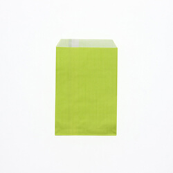 紙平袋（筋入り・ライトグリーン・幅105×高150mm)