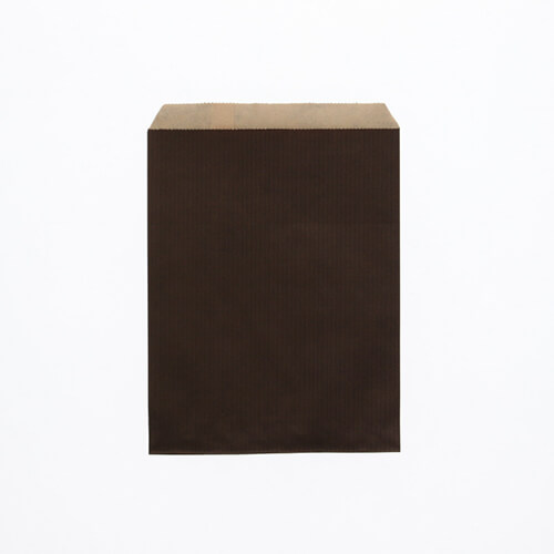 紙平袋（筋入り・ブラウン・幅140×高180mm)