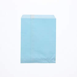 紙平袋（筋入り・青・幅140×高180mm)