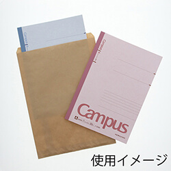 紙平袋（茶・幅215×高290mm)
