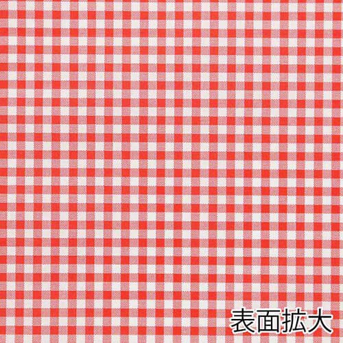 紙平袋（ギンガムミニ・赤・幅105×高150mm)
