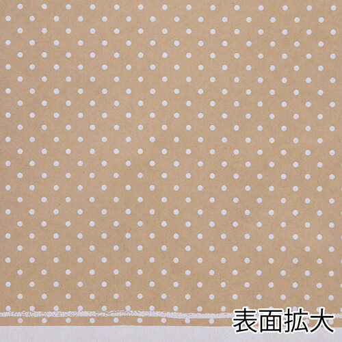 紙平袋（ドット・白・幅180×高230mm)