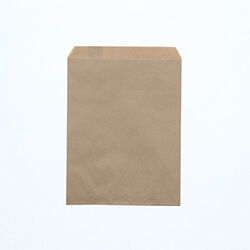 紙平袋（茶・幅140×高180mm)
