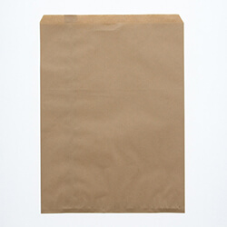 紙平袋（茶・ベロ付き・幅250×高330mm)