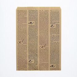 紙平袋（フェザーイニシャル・幅215×高290mm)