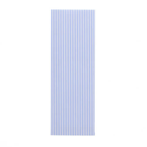紙平袋（モノストライプ・青・幅85×高245mm)