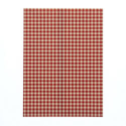 紙平袋（ギンガム・赤・幅180×高245mm)