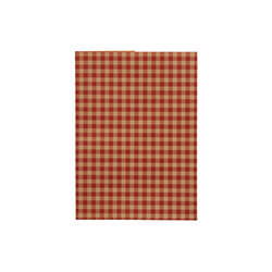 紙平袋（ギンガム・赤・幅115×高160mm)