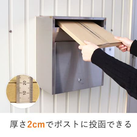 【クリックポスト・クロネコゆうメール】厚さ2cm・ヤッコ型ケース（A4サイズ）