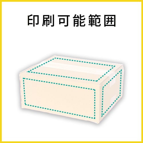 【名入れ印刷】宅配60サイズ ダンボール箱（白）
