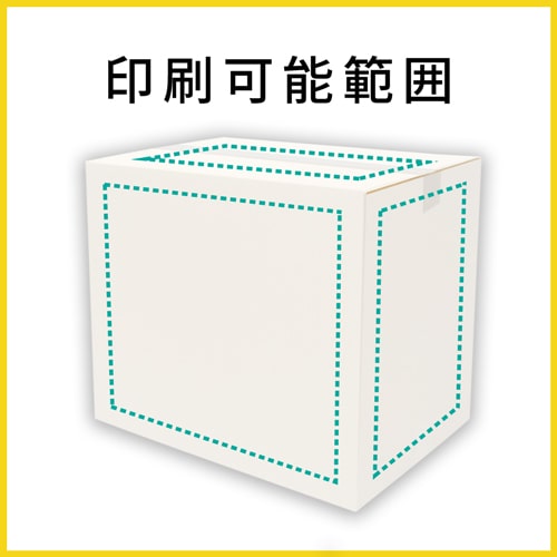 【名入れ印刷】宅配160サイズ ダンボール箱（白）