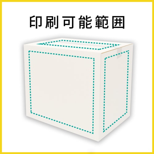【名入れ印刷】宅配160サイズ ダンボール箱（白）