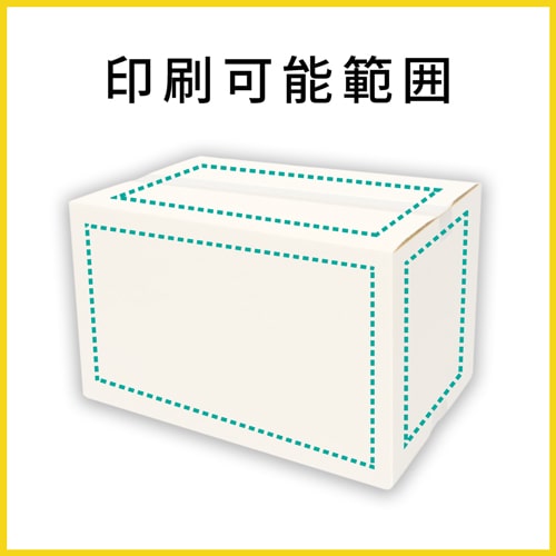 【名入れ印刷】宅配140サイズ ダンボール箱（白）